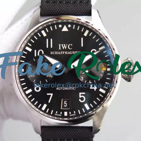 Replica IWC Big Pilot IW500910 Power Reserve Stainless Steel Black Dial Swiss 521111