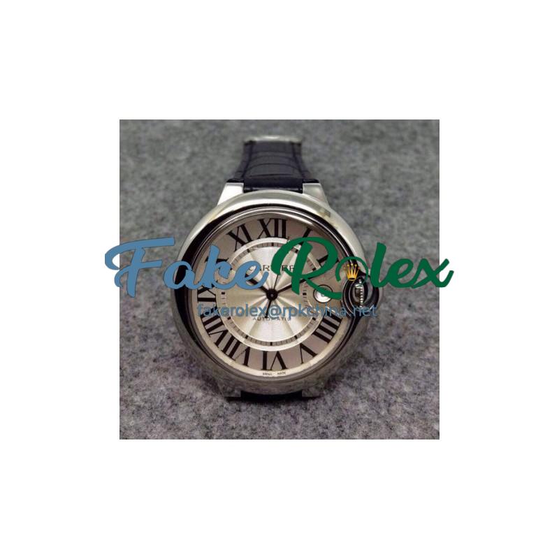 Replica Cartier Ballon Bleu 36MM Stainless Steel Silver Dial Swiss 2824-2