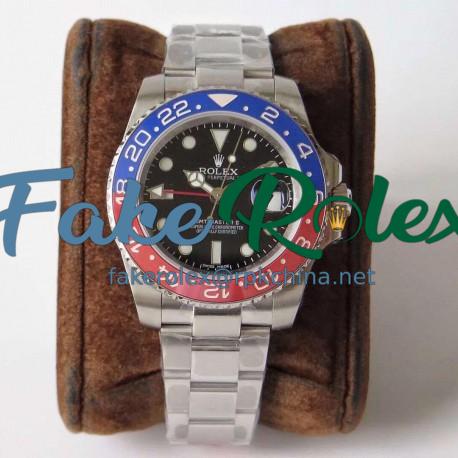 Replica Rolex GMT-Master II 116719BLRO DJ Stainless Steel Black Dial Swiss 2836-2