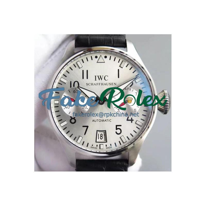 Replica IWC Big Pilot IW500910 Power Reserve Stainless Steel White Dial Swiss 521111