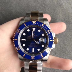 Replica Rolex Submariner Date 116613LB AR V2 Yellow Gold & Stainless Steel 904L Blue Dial Swiss 3135