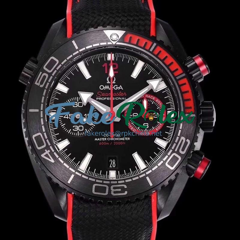 Replica Omega Seamaster Planet Ocean 600M Chronograph Volvo Ocean Race 215.92.46.51.01.002 OM PVD Black Dial Swiss 9900