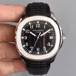 Replica Patek Philippe Aquanaut Jumbo 5167A-001 MP Stainless Steel Black Dial Swiss 324SC