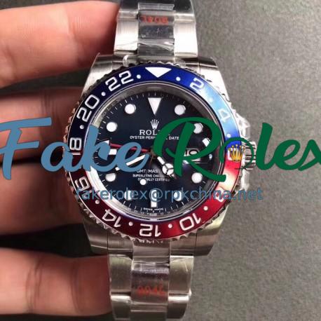 Replica Rolex GMT-Master II 116719BLRO GM Stainless Steel 904L Blue Dial Swiss 2836-2