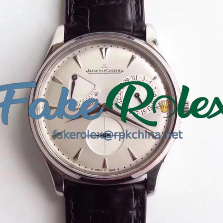 Replica Jaeger-LeCoultre Master Ultra Thin Reserve De Marche 1378420 SW Stainless Steel Silver Dial Swiss Caliber 938A/1