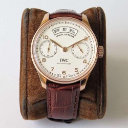 Replica IWC Portugieser Annual Calendar IW503504 ZF Rose Gold White Dial Swiss 52850