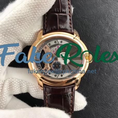 Replica Audemars Piguet Royal Millenary 4101 15350OR.OO.D093CR.01 V9 Yellow Gold Skeleton Dial Swiss 4101