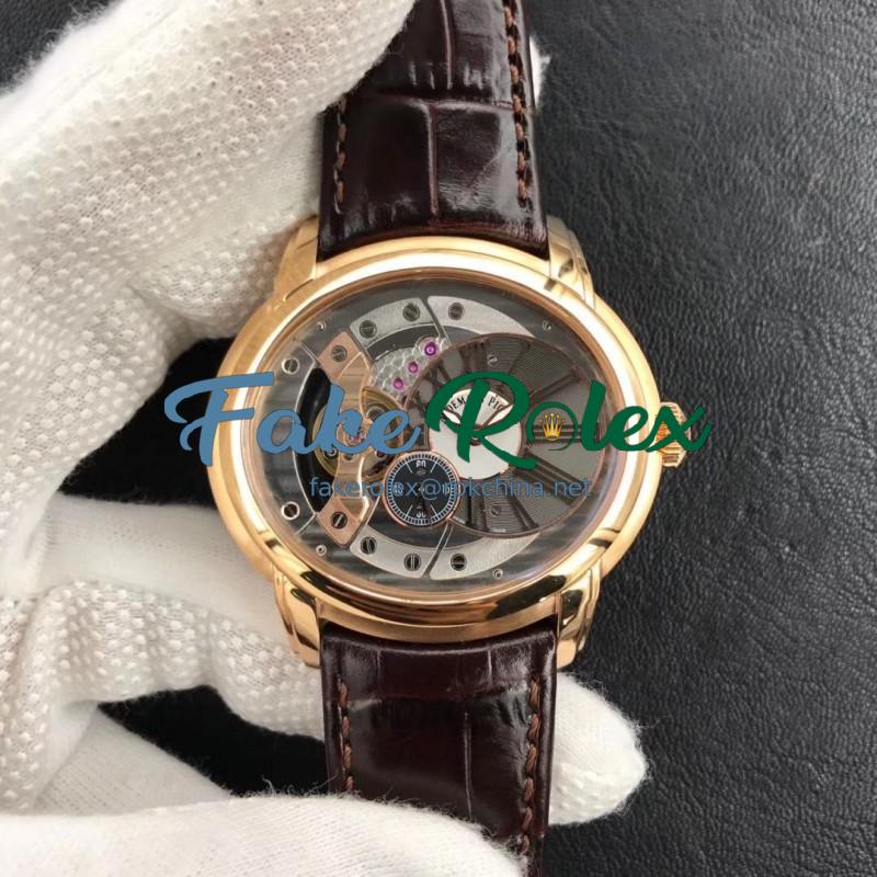 Replica Audemars Piguet Royal Millenary 4101 15350OR.OO.D093CR.01 V9 Yellow Gold Skeleton Dial Swiss 4101