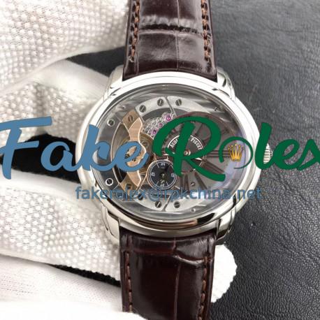 Replica Audemars Piguet Royal Millenary 4101 15350ST.OO.D002CR.01 V9 Stainless Steel Skeleton Dial Swiss 4101