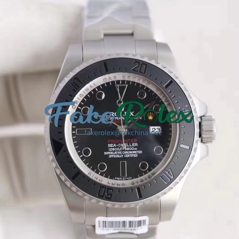 Replica Rolex DEEPSEA Phantom Prohunter 116660 BP Stainless Steel Black Dial Swiss 2836-2