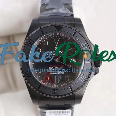 Replica Rolex DEEPSEA Prohunter 116660 BP PVD Black Dial Swiss 2836-2