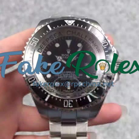 Replica Rolex DEEPSEA Challenge James Cameron V5 Stainless Steel Black Dial Swiss 2836-2