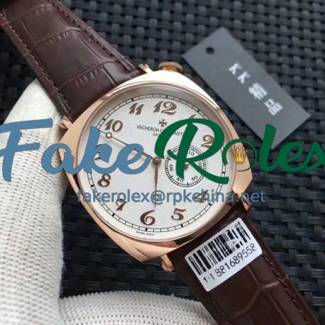 Replica Vacheron Constantin Historiques American 1921 82035/000R-9359 KK Rose Gold White Dial  Swiss 4400