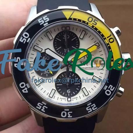 Replica IWC Aquatimer IW3767 Stainless Steel White Dial Swiss 7750