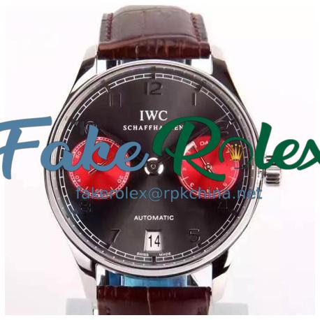 Replica IWC Portuguese IW500702 Power Reserve Stainless Steel Black Dial Swiss IWC 52010