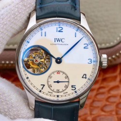 Replica IWC Portugieser Tourbillon IW546301 ZF Stainless Steel White Dial Swiss Tourbillon