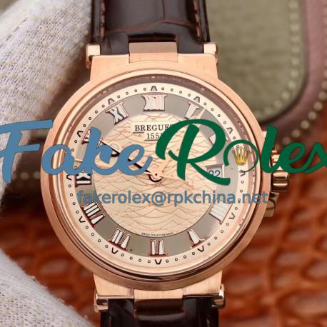 Replica Breguet Marine 5517BR/12/9ZU V9 Rose Gold Rose Gold Dial Swiss 777A