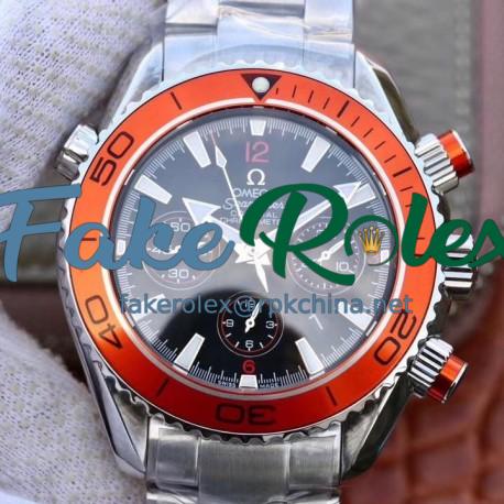 Replica Omega Seamaster Planet Ocean 600M Chronograph 232.30.46.51.01.002 Noob Stainless Steel Black Dial Swiss 7750