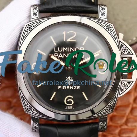 Replica Panerai Luminor Firenze 1950 3 Days PAM972 V9 Stainless Steel Black Dial Swiss P3000