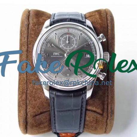 Replica IWC Portugieser Chronograph Classic IW390404 ZF Stainless Steel Anthracite Dial Swiss 7750