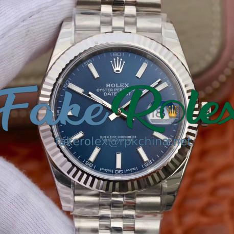 Replica Rolex Datejust II 41MM 126334 DJ Stainless Steel 904L Blue Dial Swiss 2824-2