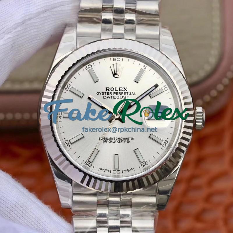 Replica Rolex Datejust II 41MM 126334 DJ Stainless Steel 904L Rhodium Dial Swiss 2824-2