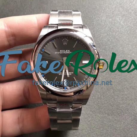 Replica Rolex Oyster Perpetual 39 114300 GM Stainless Steel 904L Anthracite Dial Swiss 3132