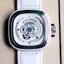 Replica SevenFriday P1B/02 Essence SW Stainless Steel White Dial Miyota 82S7