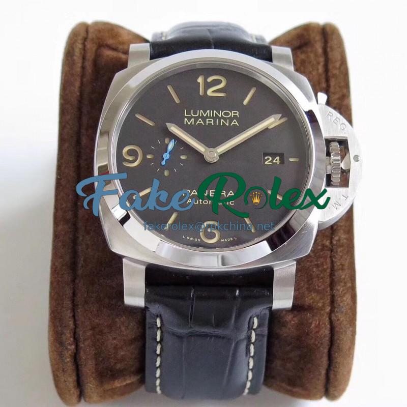 Replica Panerai Luminor Marina 1950 3 Days Automatic Acciaio PAM1312 44MM ZF Stainless Steel Black Dial Swiss P9010