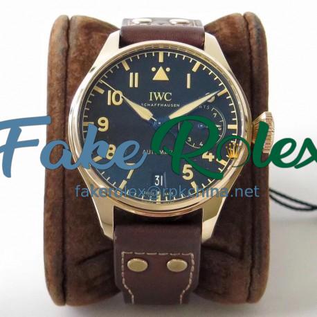 Replica IWC Big Pilot Heritage IW501005 ZF Bronze Black Dial Swiss 52000