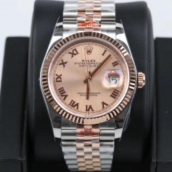 Replica Rolex Datejust 36MM 116231 GM Stainless Steel 904L & Rose Gold Rose Gold Dial Swiss 2824-2