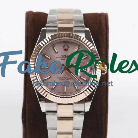 Replica Rolex Datejust 36MM 116231 GM Stainless Steel 904L & Rose Gold Rose Gold Dial Swiss 2824-2