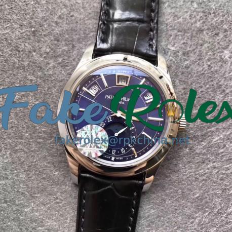 Replica Patek Philippe Annual Calendar 5205G-013 KM Stainless Steel Blue Dial Swiss 324SQALU 24H/206