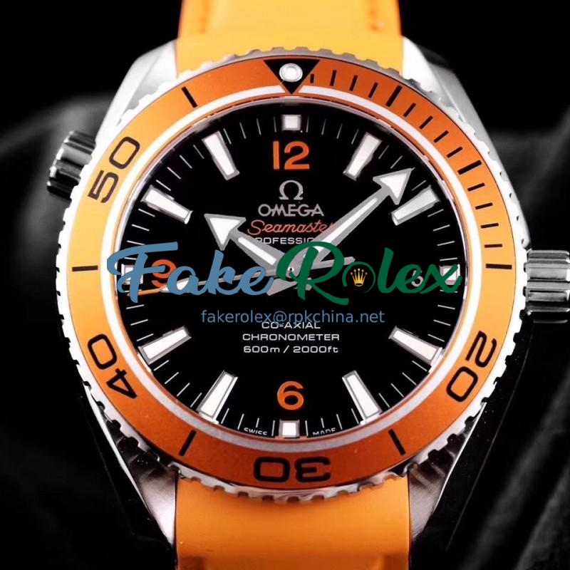 Replica Omega Seamaster Planet Ocean 600M 45.5MM 232.32.46.21.01.001 VS Stainless Steel Black Dial Swiss 8500