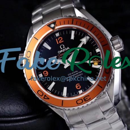 Replica Omega Seamaster Planet Ocean 600M 45.5MM 232.30.46.21.01.002 VS Stainless Steel Black Dial Swiss 8500