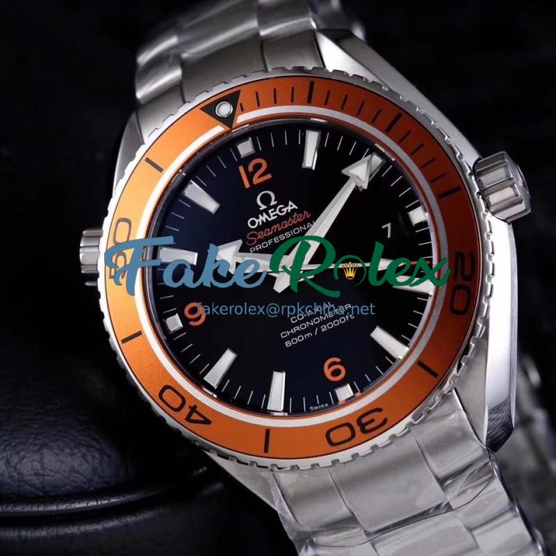 Replica Omega Seamaster Planet Ocean 600M 45.5MM 232.30.46.21.01.002 VS Stainless Steel Black Dial Swiss 8500