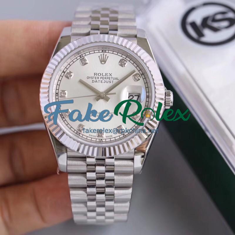 Replica Rolex Datejust II 126334 41MM KS Stainless Steel Rhodium Dial Swiss 2836-2