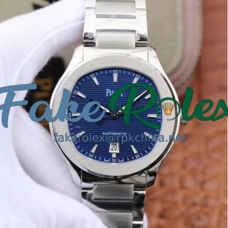 Replica Piaget Polo G0A41002 MKS Stainless Steel Blue Dial Swiss 1110P