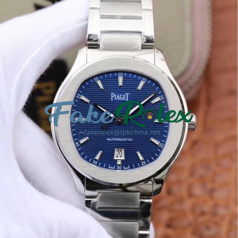 Replica Piaget Polo G0A41002 MKS Stainless Steel Blue Dial Swiss 1110P