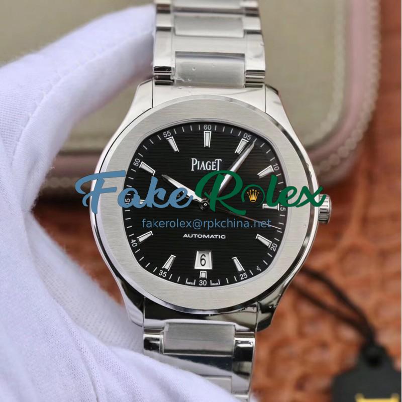 Replica Piaget Polo G0A41003 MKS Stainless Steel Black Dial Swiss 1110P