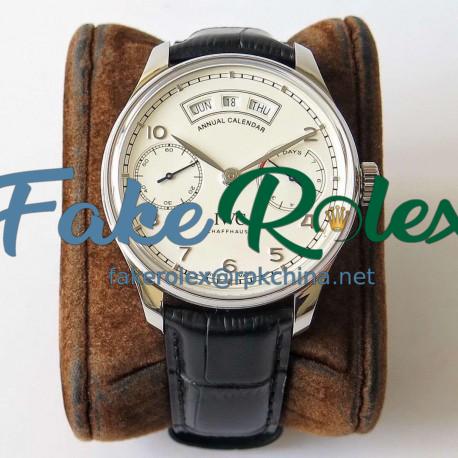 Replica IWC Portugieser Annual Calendar IW503501 ZF Stainless Steel White Dial Swiss 52850