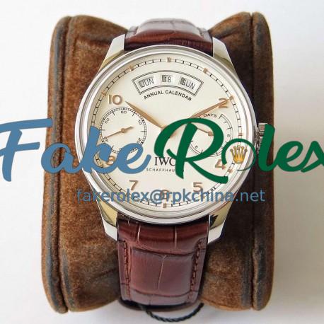 Replica IWC Portugieser Annual Calendar IW503501 ZF Stainless Steel White Dial Swiss 52850