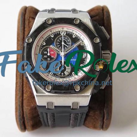 Replica Audemars Piguet Royal Oak Offshore Grand Prix 26290PO.OO.A001VE.01 JF V3 Stainless Steel Blue Dial Swiss 3126