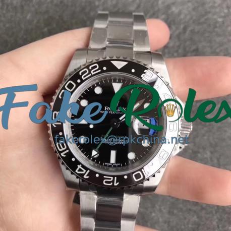 Replica Rolex GMT-Master II 116710LN EW Stainless Steel Black Dial Swiss 2836-2