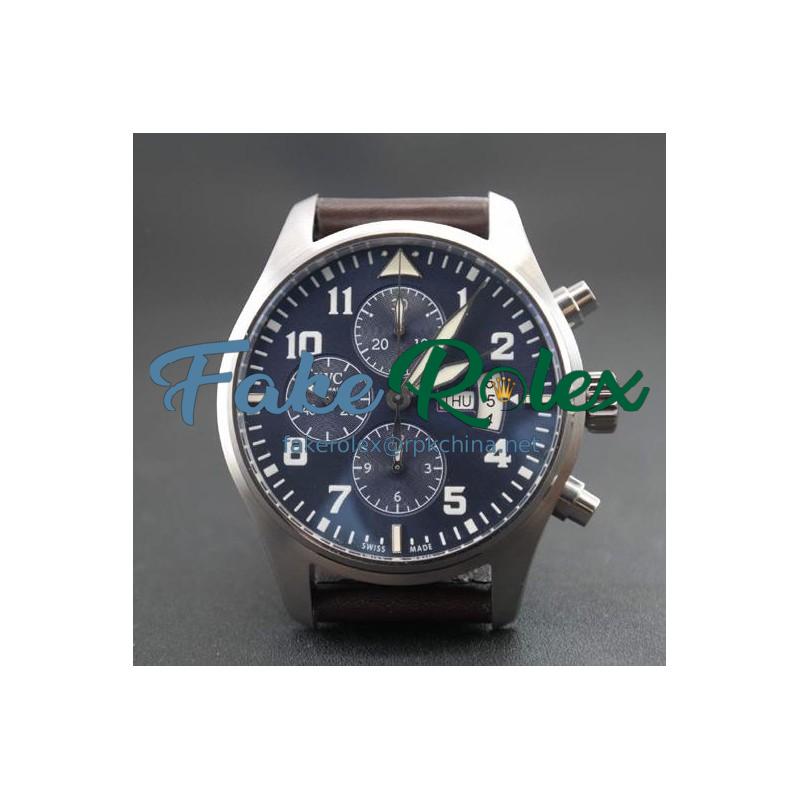 Replica IWC Pilot IW377706 Le Petit Prince Stainless Steel Blu Dial Swiss 7750