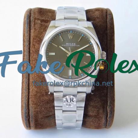 Replica Rolex Oyster Perpetual 39 114300 AR Stainless Steel 904L Anthracite Dial Swiss 3132