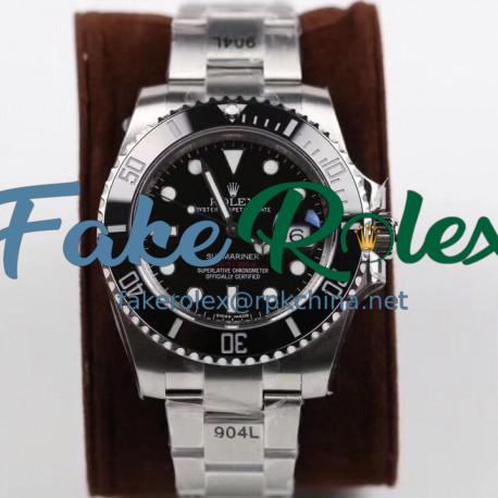 Replica Rolex Submariner Date 116610LN GM Stainless Steel 904L Black Dial Swiss 3135