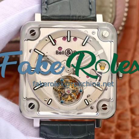 Replica Bell & Ross BR-X2 Tourbillon Micro-Rotor BBR V2 Stainless Steel & Sapphire Stainless Steel Dial Swiss BR-CAL.380