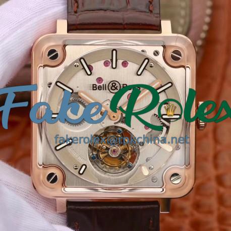 Replica Bell & Ross BR-X2 Tourbillon Micro-Rotor BBR V2 Rose Gold & Sapphire Stainless Steel Dial Swiss BR-CAL.380