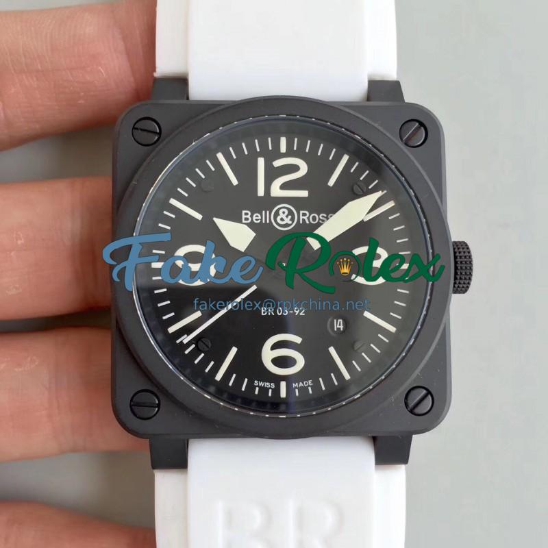 Replica Bell & Ross BR 03-92 PVD Noob PVD Black Dial M9015